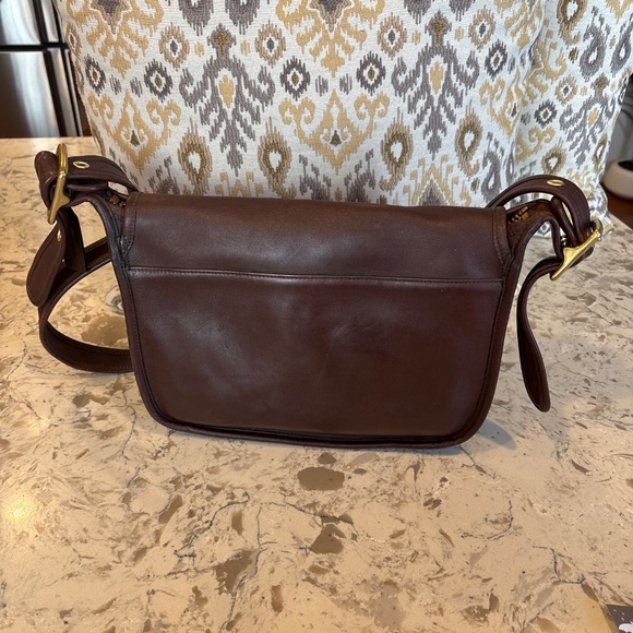 Vintage Y2K 90’s Coach 9951 Patricia’s Legacy Dark Brown Leather Handbag - Picture 3 of 9